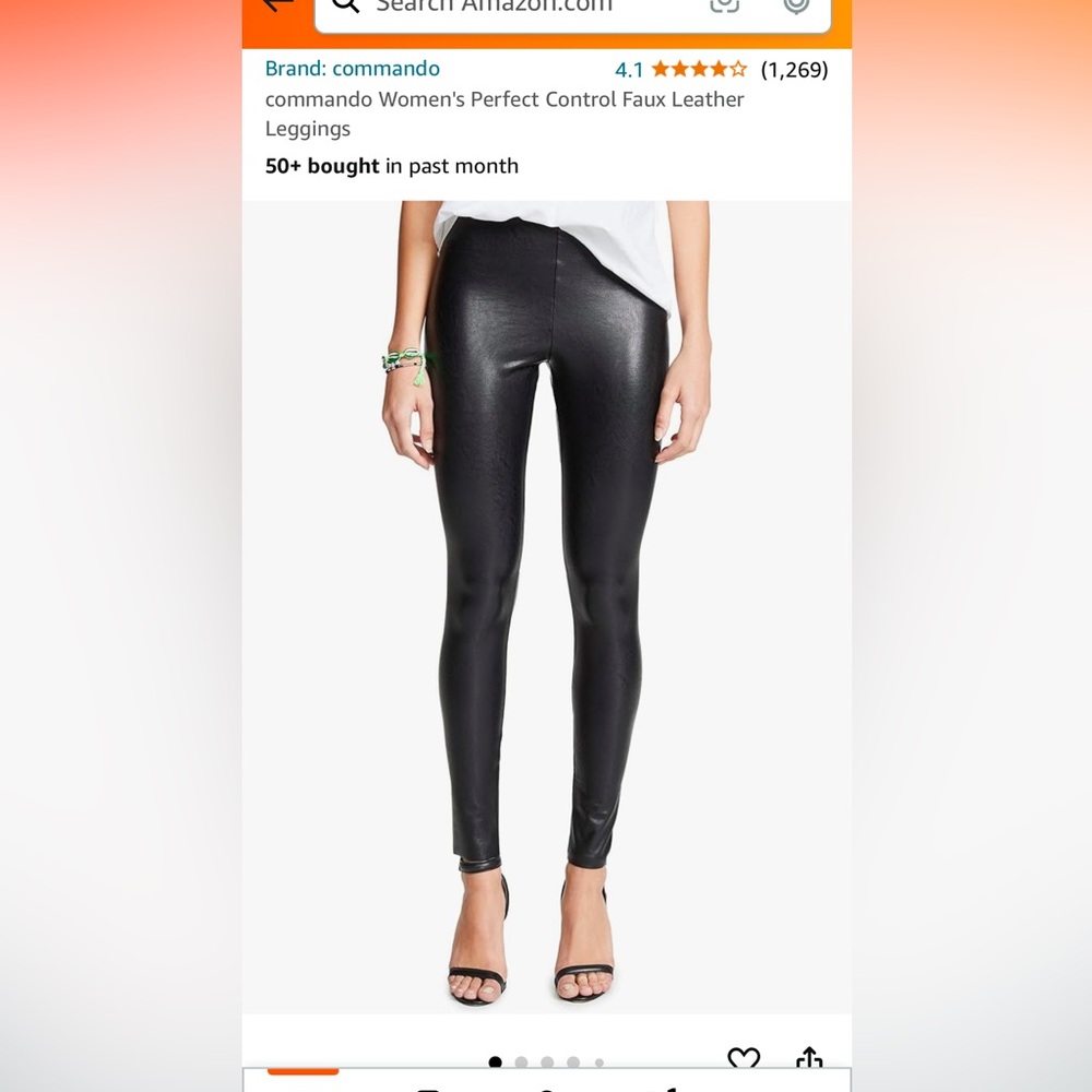 Commando faux leather leggings